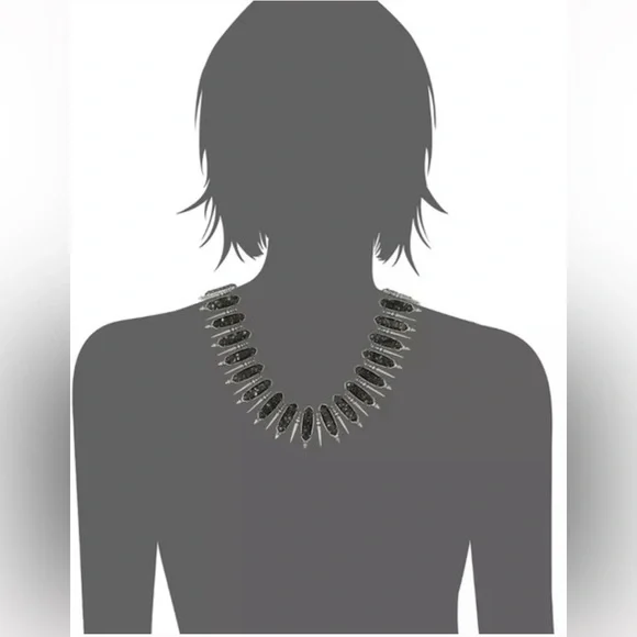 NWOT [Kendra Scott] Gwendolyn Statement Necklace Gold & Crushed Abalone - Picture 10 of 10